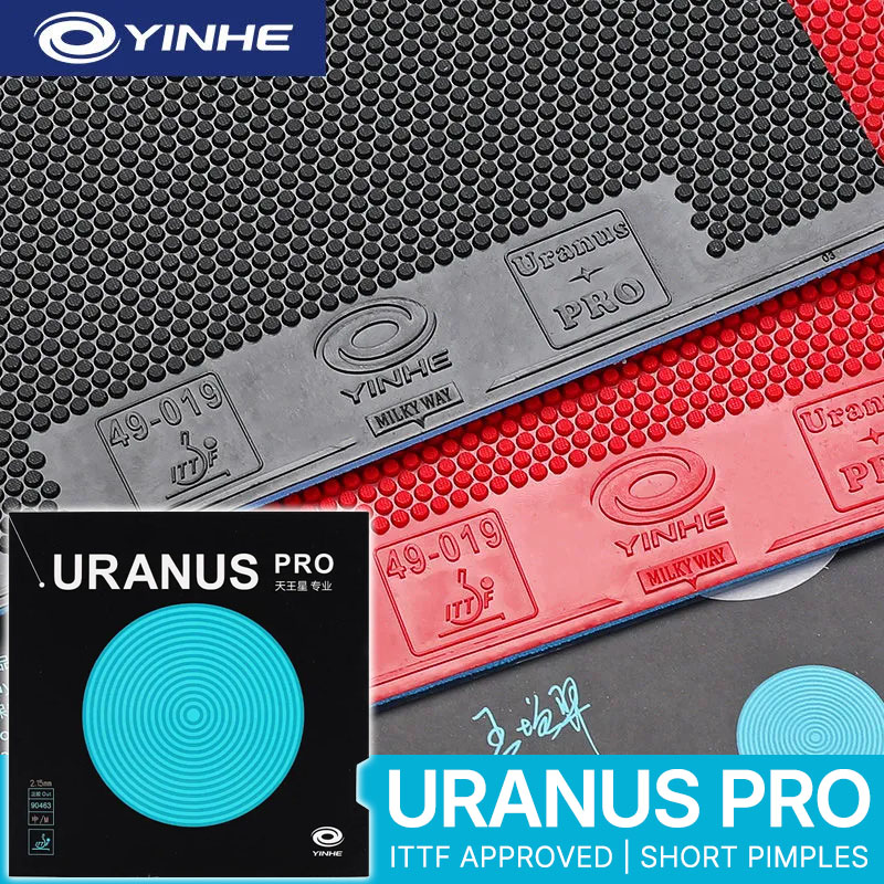 Table Tennis Rubber Protective Film - 銀河天王星プロ卓球ラバー ショートピップス オフェンシブ ピップスアウト ピンポンラバーシート プレチューンケーキスポンジ付き