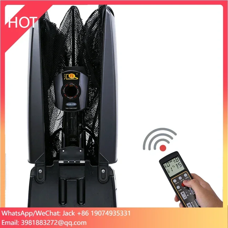 Robot Ball Machine - H600-PRO卓球練習機 プロ仕様スマート卓球ロボット ボール回収ネット付き