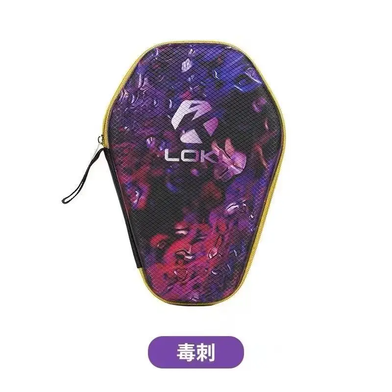 Table Tennis From - LOKI 卓球ラケットケース ドラゴンパターン ポータブル保護ピンポンラケットケースバッグ ハードシェル