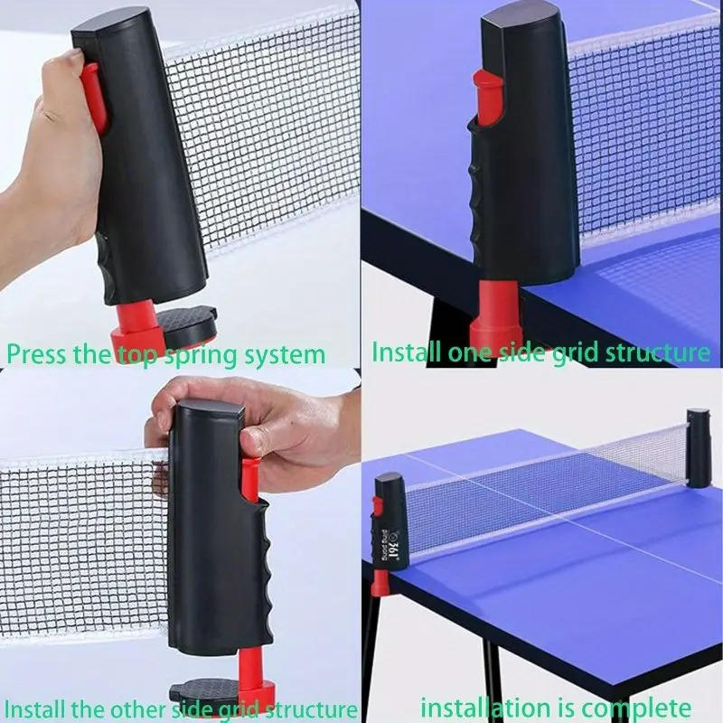 Table Tennis From - 2025年ホット卓球ネットどこでも格納式ラックスポーツ交換ピンポンポストネットエクササイズアクセサリー機器