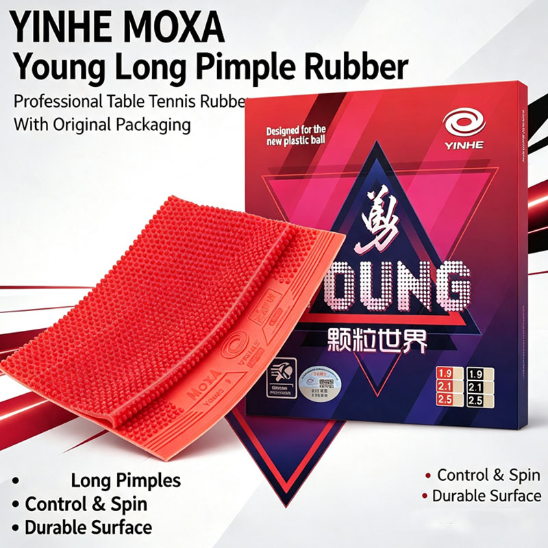Table Tennis Ball - オリジナル YINHE YOUNG ロングピンプアウト卓球ラバー OX シングルラバー