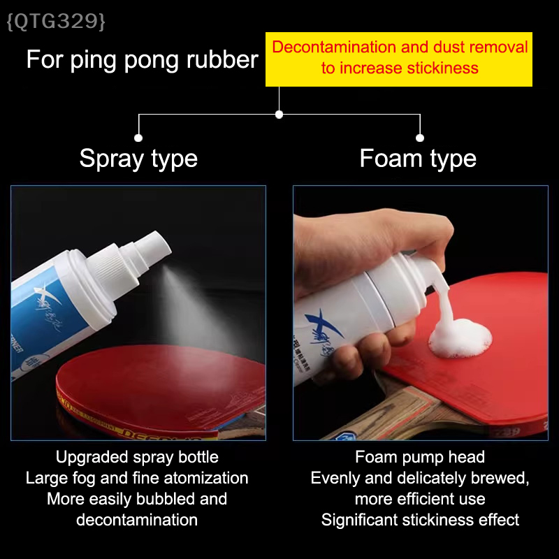 【Ja】100ml卓球ラケットケアスプレー - ラバークリー - Table Tennis Rubber Protective Film のレビューと価格