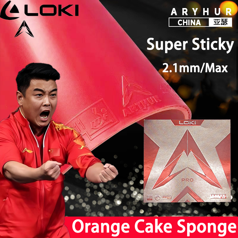 LOKI ARTHUR CHINA PRO 超粘着性卓球ラバ - Table Tennis Forehand Rubber のレビューと価格