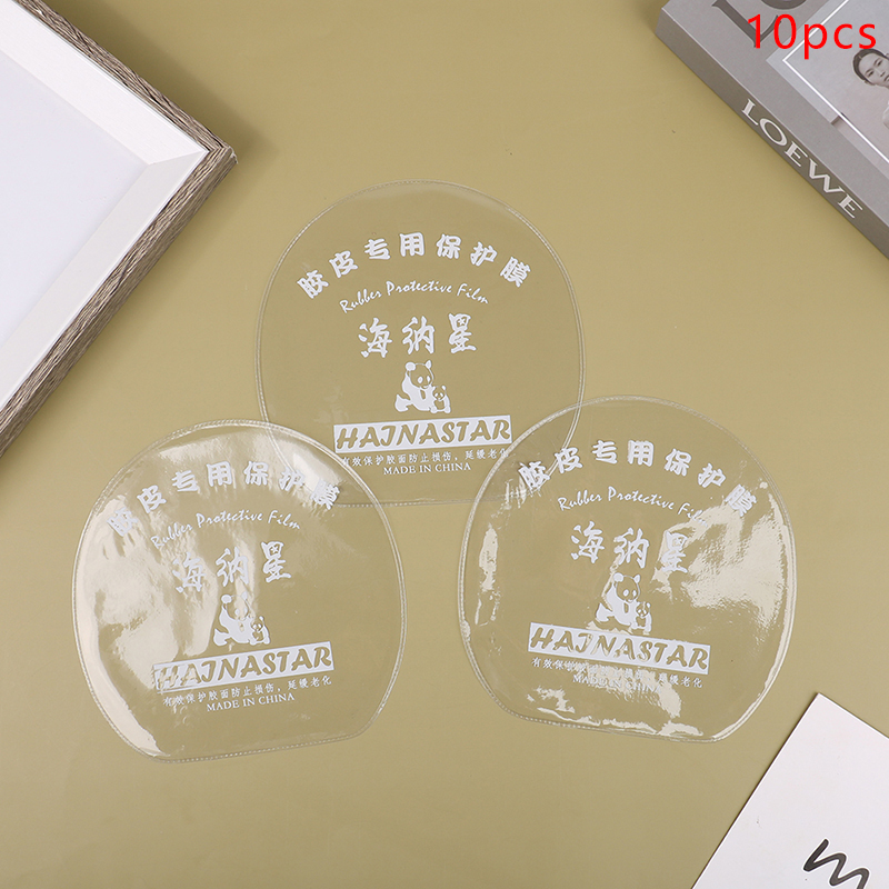 10 個卓球ラケット保護フィルム粘着透明メンテナンスカバー卓 - Table Tennis Rubber Protective Film のレビューと価格