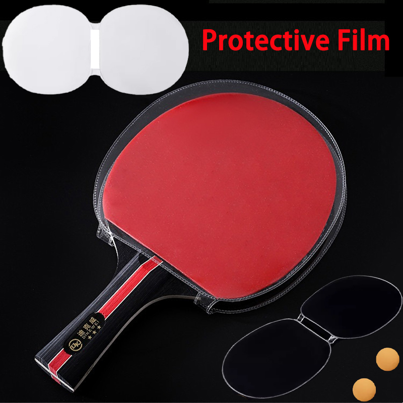 卓球ラケット保護フィルム 両面粘着ゴムフィルム 卓球カバー  - Table Tennis Rubber Protective Film のレビューと価格