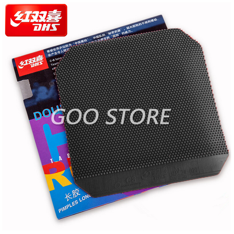 Dhs c8卓球ゴムオリジナル感覚ループpips-ロングトシ - Table Tennis Forehand Rubber のレビューと価格