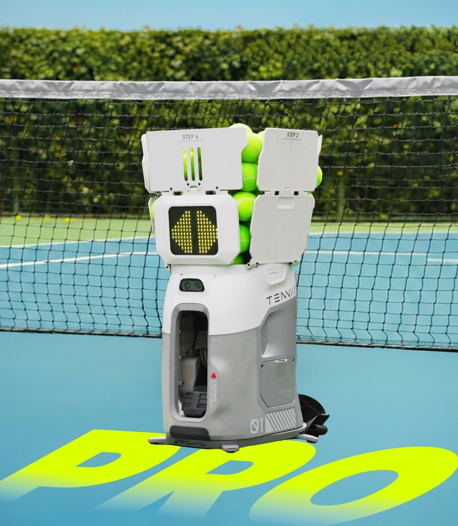 ホットテニックス テニスボールマシン AIコーチ 音声制御ロ - Robot Ball Machine のレビューと価格