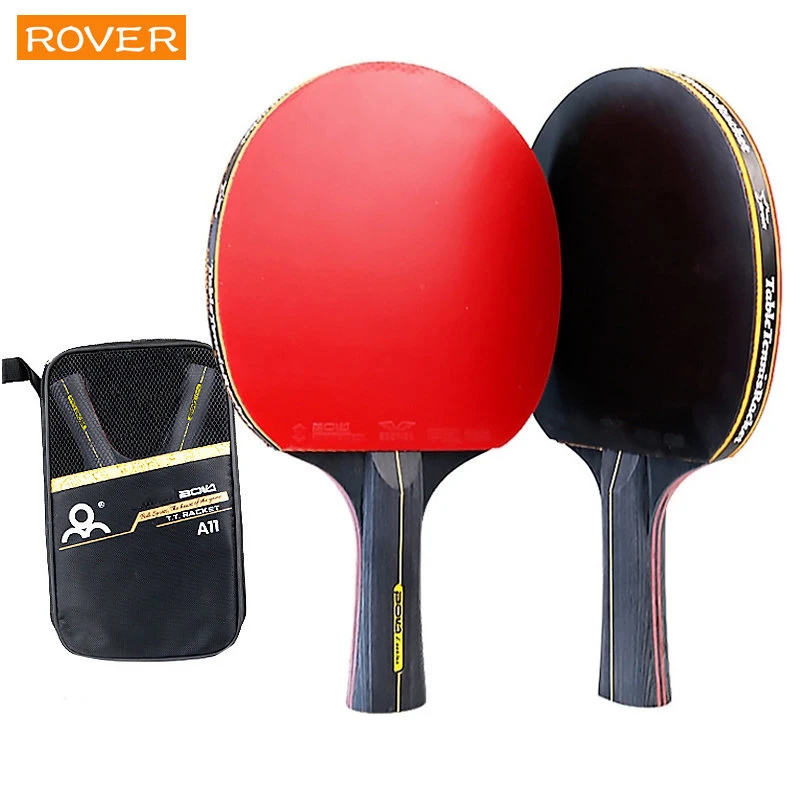 卓球ラケットセット,5つ星,6つ星,2ピース,プロのゴム製ピ - Table Tennis Match のレビューと価格