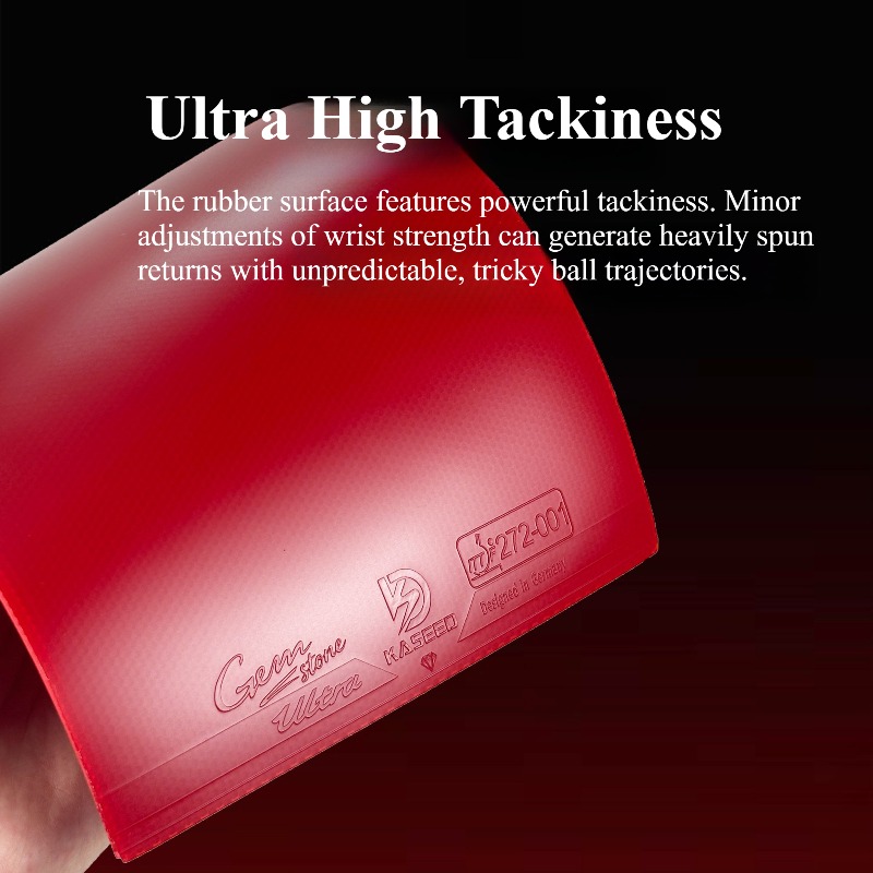 KASEED レッドダイヤモンド R1 卓球ラバーシート 粘 - Table Tennis Rubber Protective Film のレビューと価格