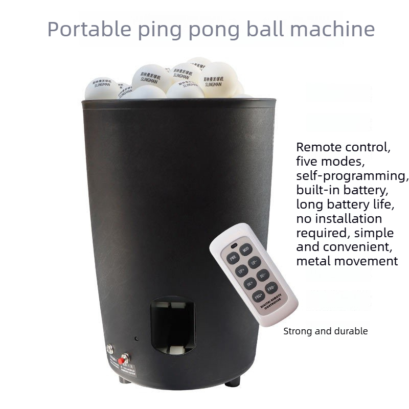 ポータブル卓球ボールマシン 自動充電式ピンポンロボットランチ - Robot Ball Machine のレビューと価格