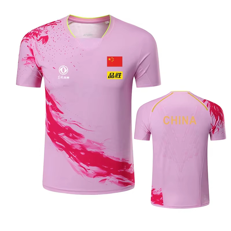 男性と女性のためのドラゴンプリント卓球Tシャツ,ファッション - Table Tennis Match のレビューと価格