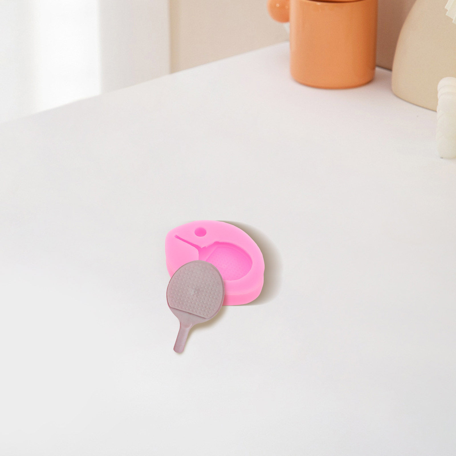 卓球ラケットボール型シリコンモールド、柔軟でくっつかないフォ - Table Tennis Ball のレビューと価格