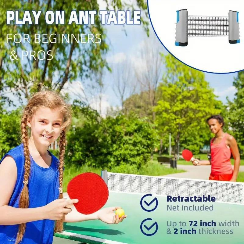 2025年ホット卓球ネットどこでも格納式ラックスポーツ交換ピ - Table Tennis From のレビューと価格