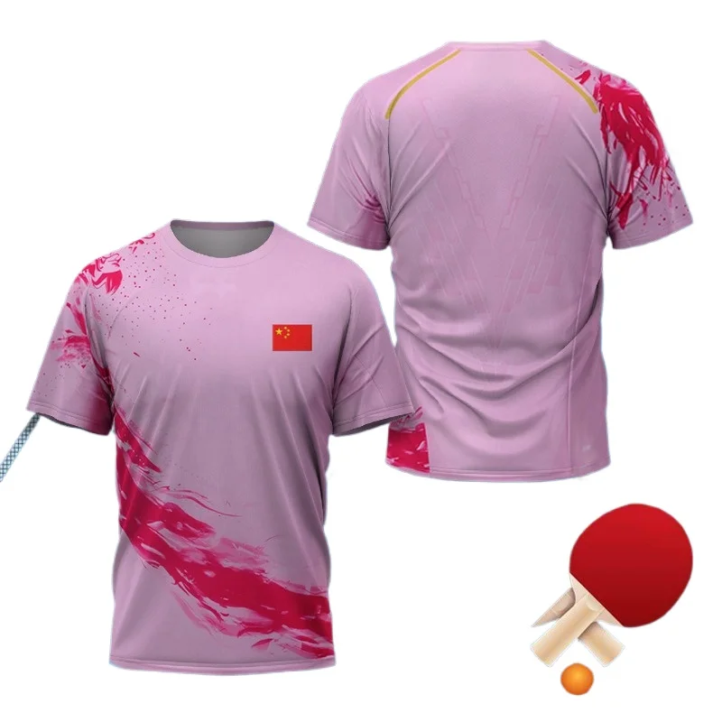 中国ドラゴン卓球グラフィック Tシャツ男性用衣類ファッション - Table Tennis Match のレビューと価格