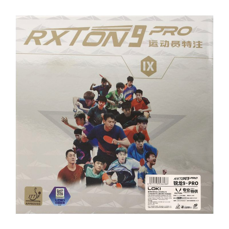 LOKI RXTON 9 PRO 卓球ラバー プロ選手専用  - Table Tennis Rubber Protective Film のレビューと価格