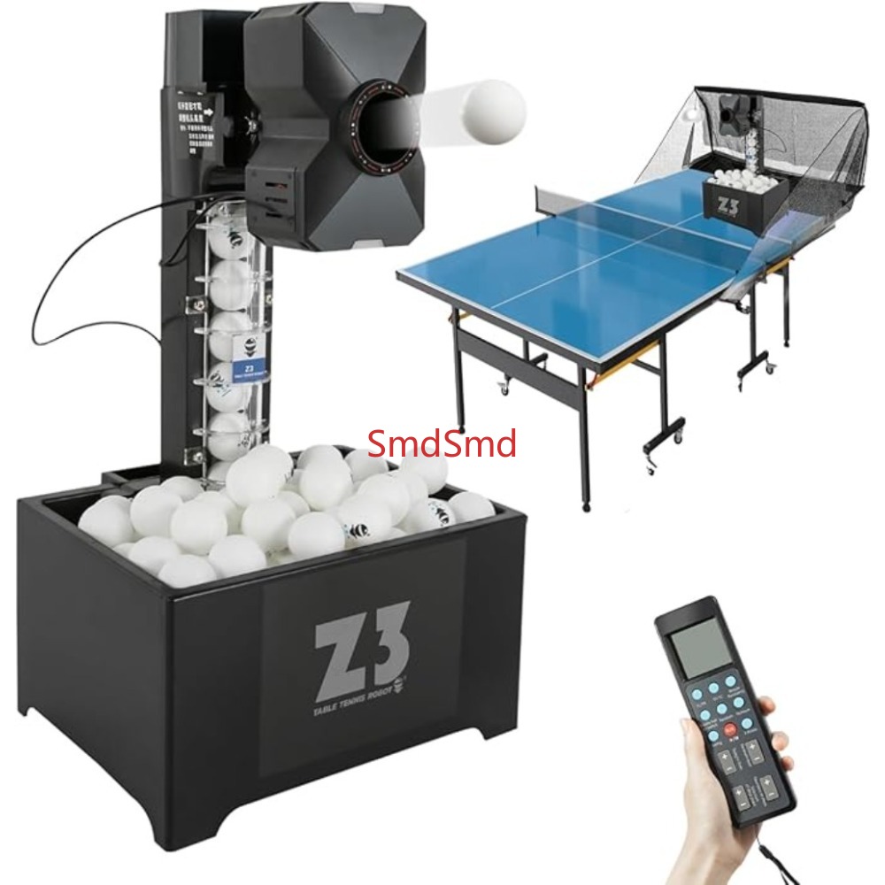 最新の自動卓球ロボット、ボールの受け取りと排出のための複数の - Table Tennis Ball のレビューと価格