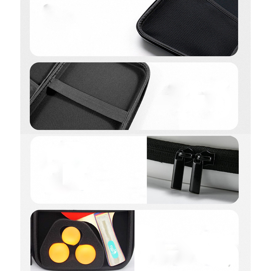新しいEVAハードシェル高級卓球スポーツクラブスクエア卓球ラ - Table Tennis From のレビューと価格