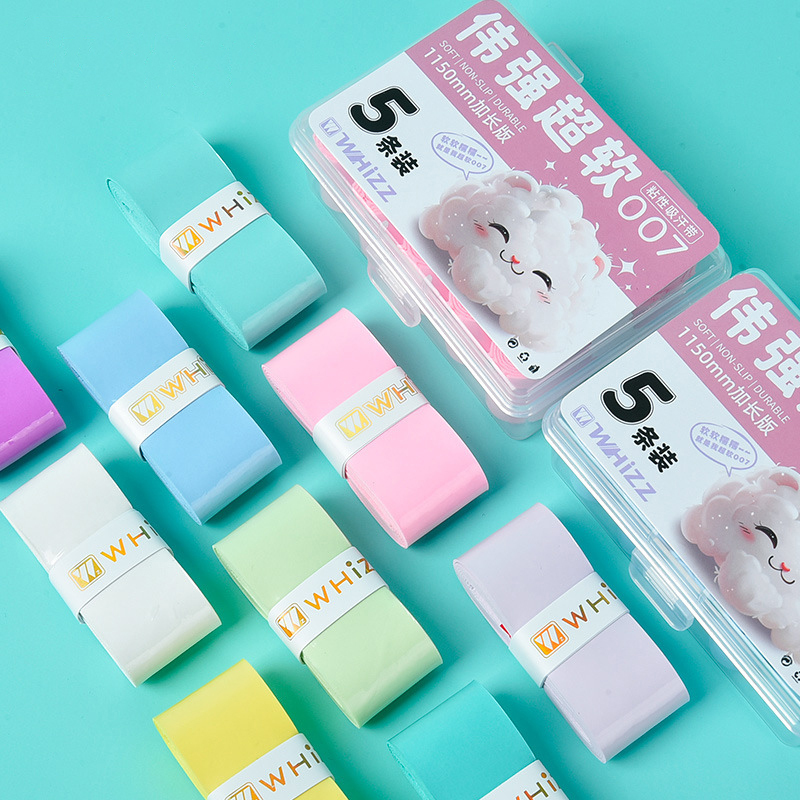 滑り止め衝撃吸収バドミントンラケットグリップ PUテニスバド - Side Tape Racket のレビューと価格