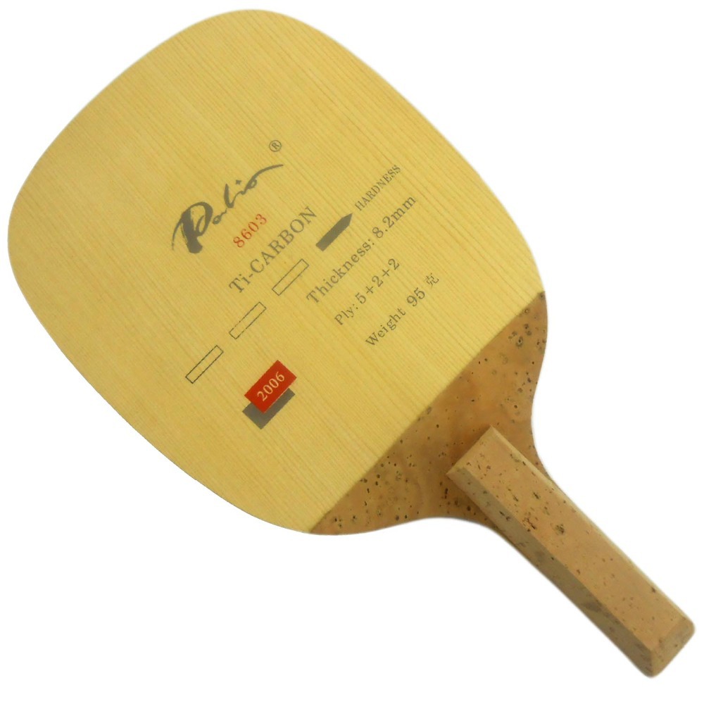 Palio-カーボンチタンテーブルラケット,Tバックラケット - Table Tennis Forehand Rubber のレビューと価格