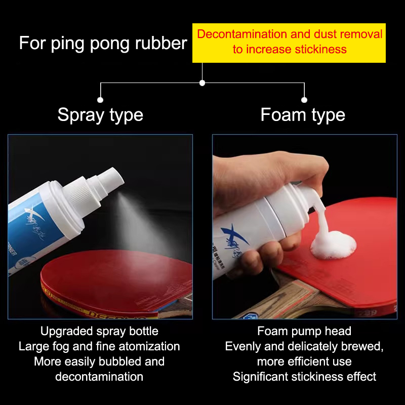 100 ミリリットルゴムクリーナースプレー特殊洗浄剤ラケット - Table Tennis Rubber Protective Film のレビューと価格