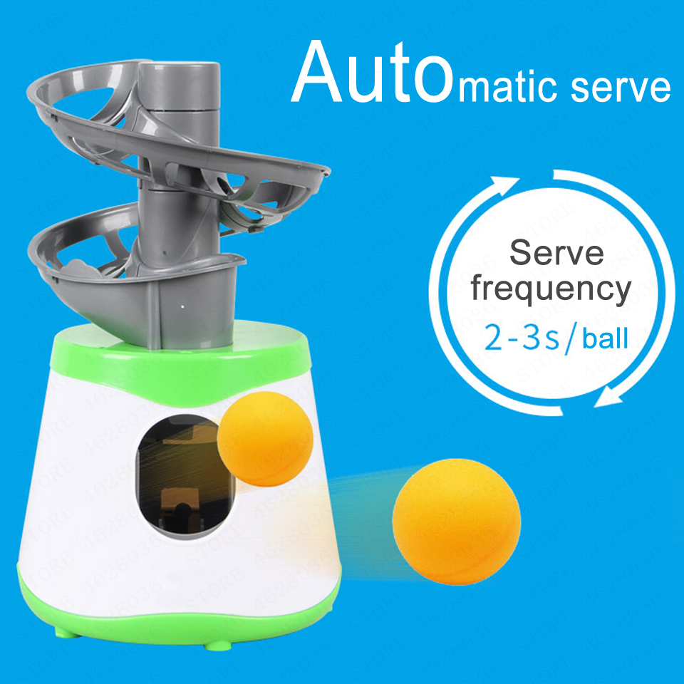 4 * 単三電池ミニ卓球ロボットサービスピッチングマシントレ - Robot Ball Machine のレビューと価格
